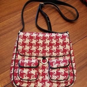 Vera Bradley limited edition wool/patent purse!!